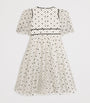 Jenny Packham Kids Ivory Tulle Polka Dot Jessica Dress (6-12 Years)