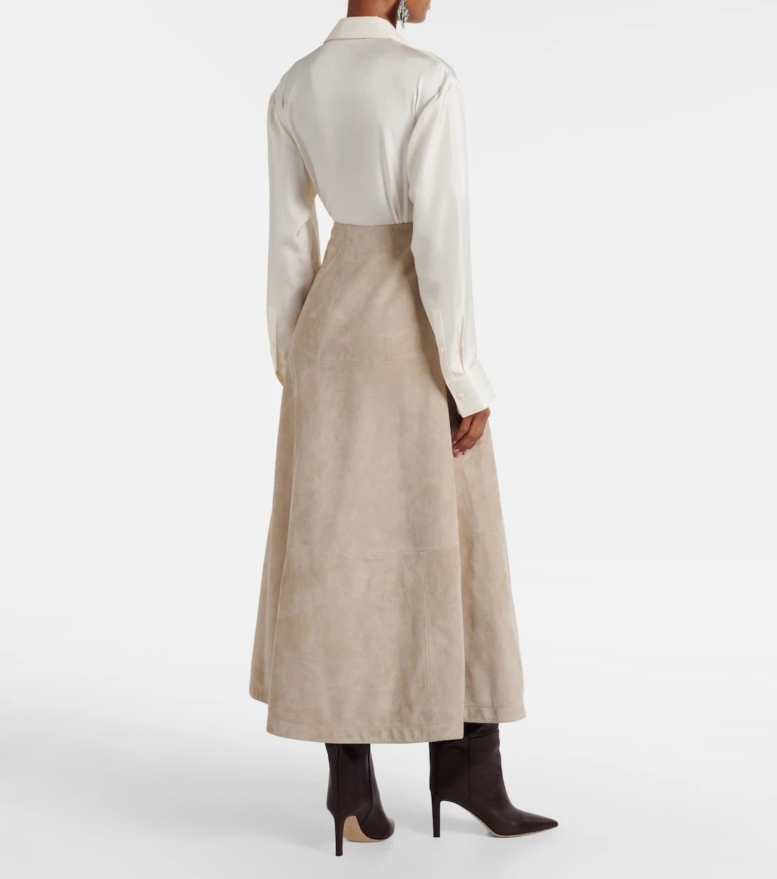 Altuzarra - Varda suede maxi skirt