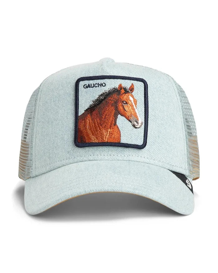 Goorin Bros шапка с козирка Denim Gaucho