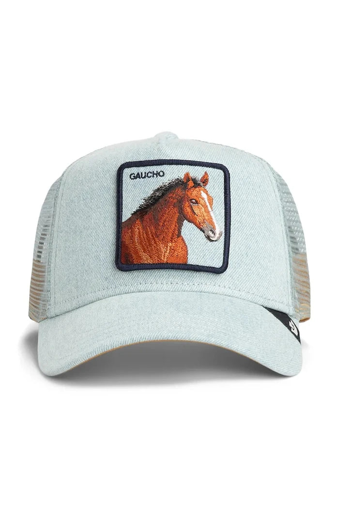 Goorin Bros шапка с козирка Denim Gaucho