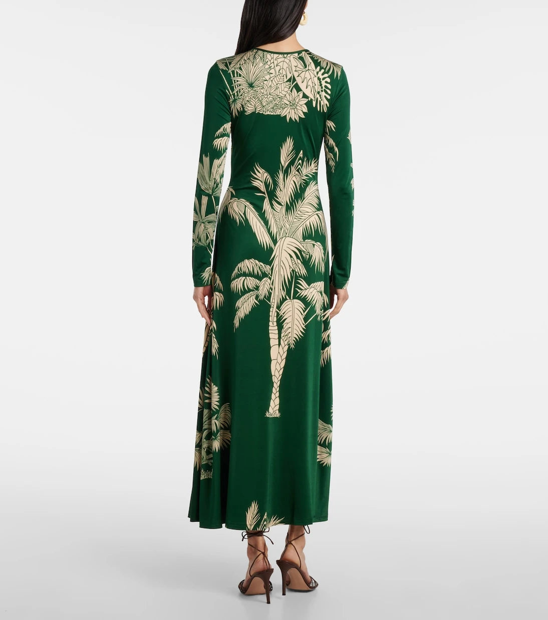 Johanna Ortiz - Printed ruched jersey midi dress