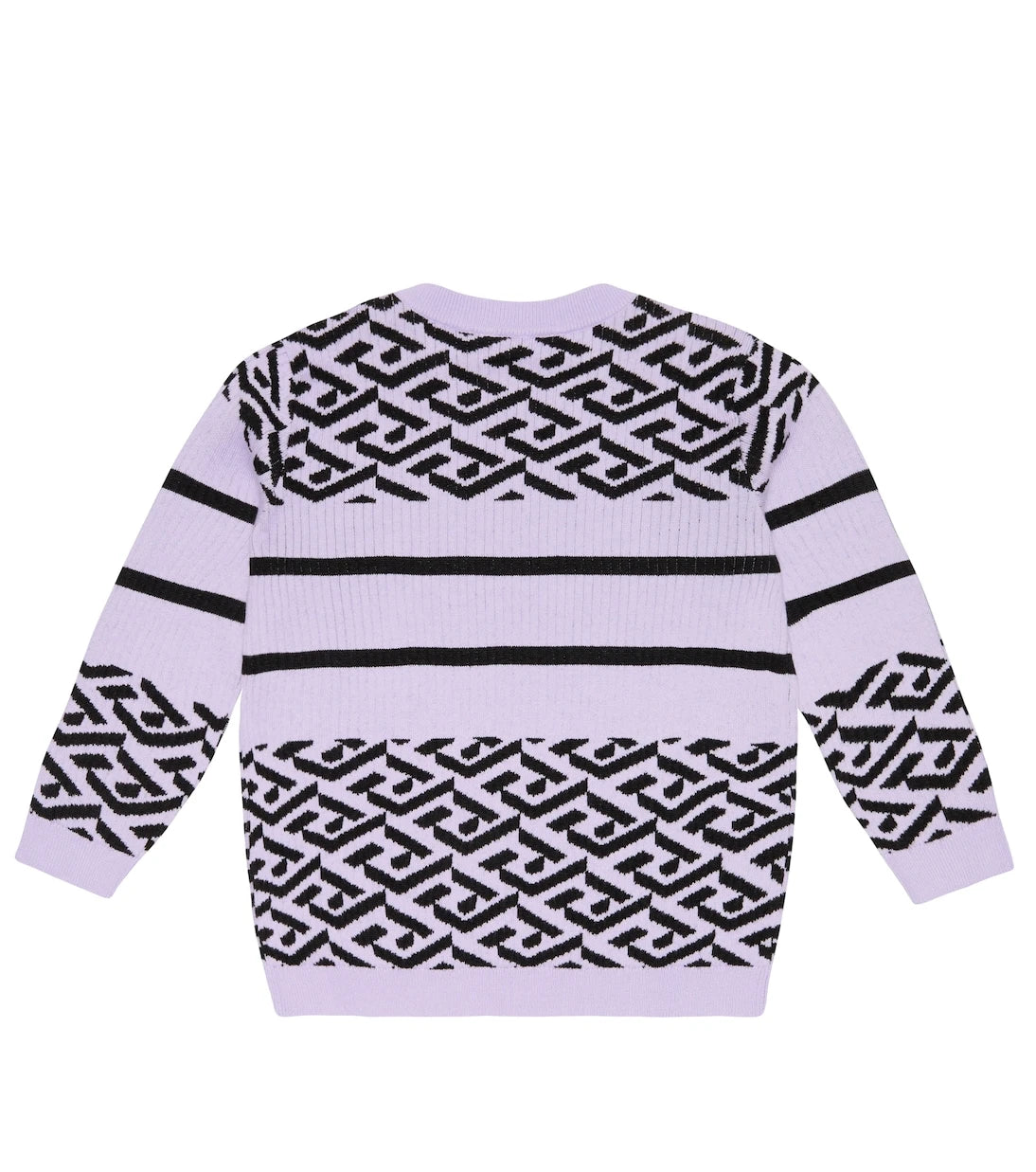 Versace Kids - Cotton and wool jacquard sweater