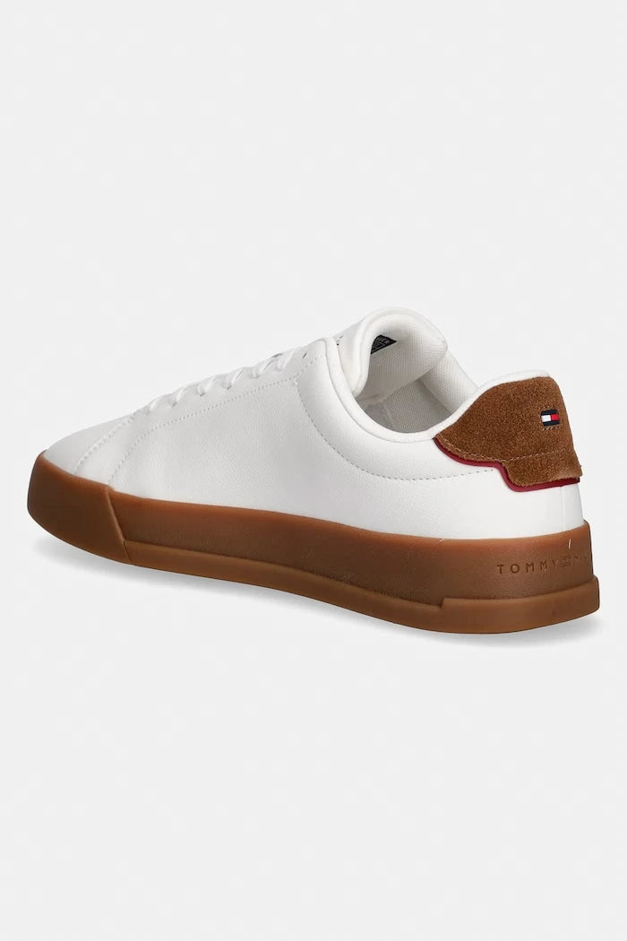 Tommy Hilfiger TH COURT LTH DETAIL Erkek Deri Spor Ayakkabı