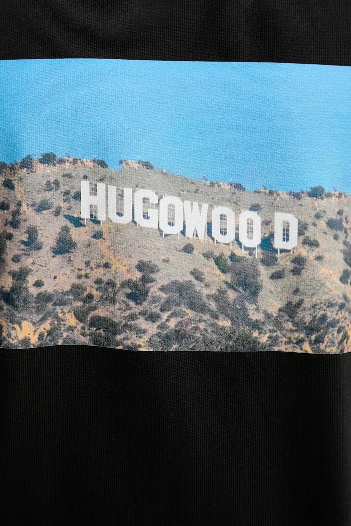 Памучен суичър HUGO