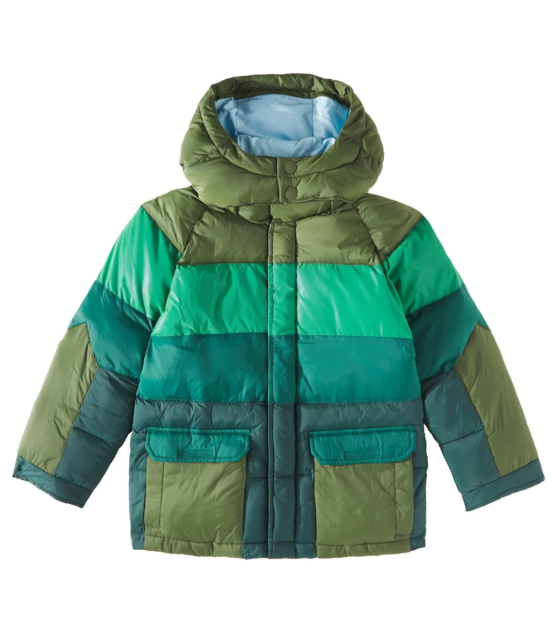 Scotch & Soda Kids - Colorblocked puffer jacket