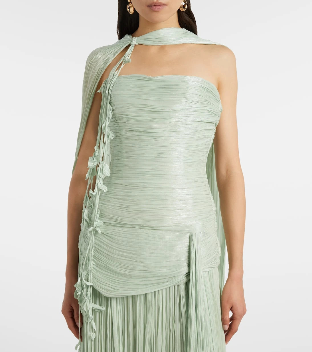 Marmar Halim - Peplum ruched gown