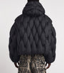 Raxxy Black 3D Down-Filled Woven Puffer Jacket