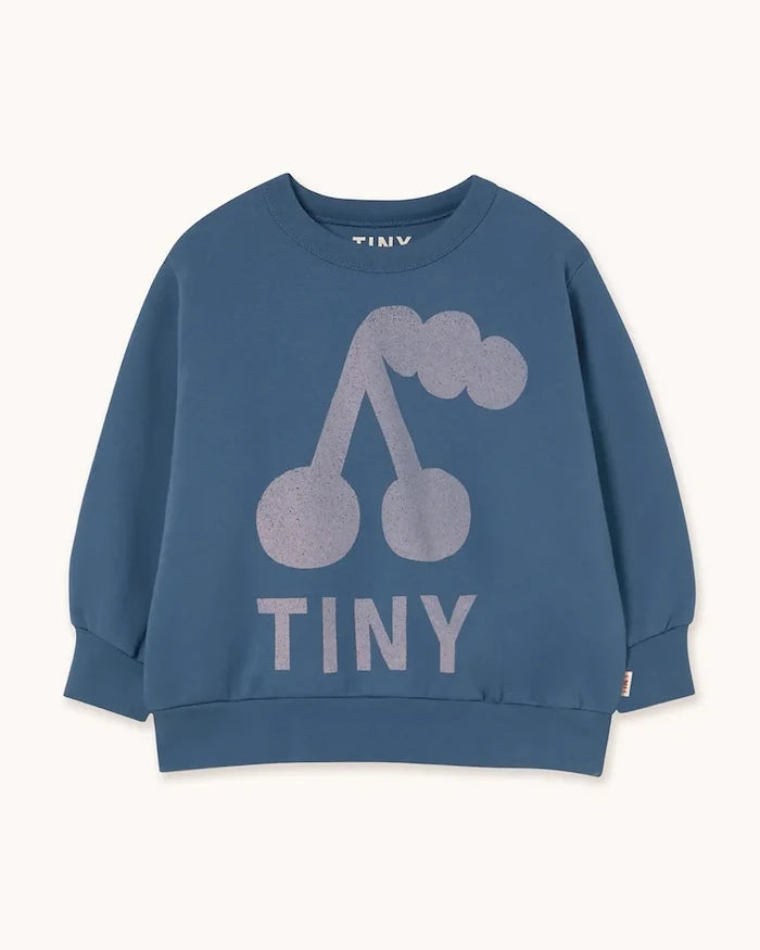 Детски памучен суичър Tinycottons CHERRY GRAPHIC SWEATSHIRT