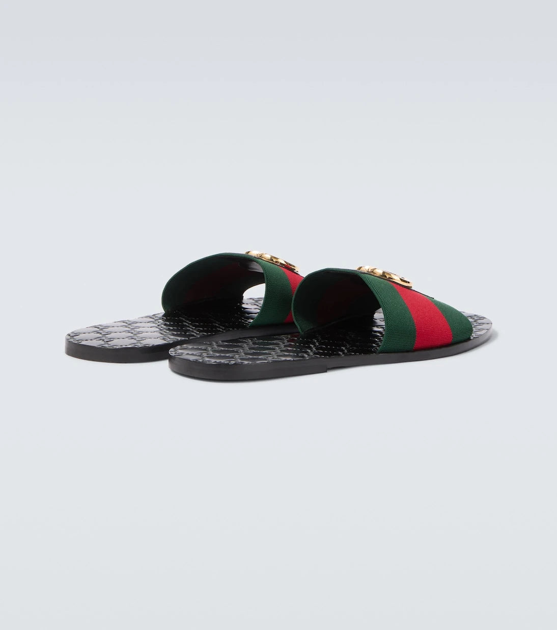 Gucci - Riviera GG leather slides