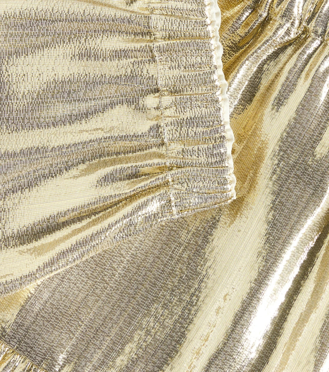 Self-Portrait Kids - Fringed lamé skirt