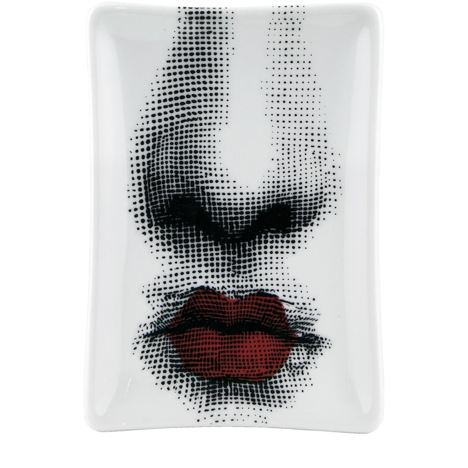 Fornasetti Rectangular Porcelain Ashtray