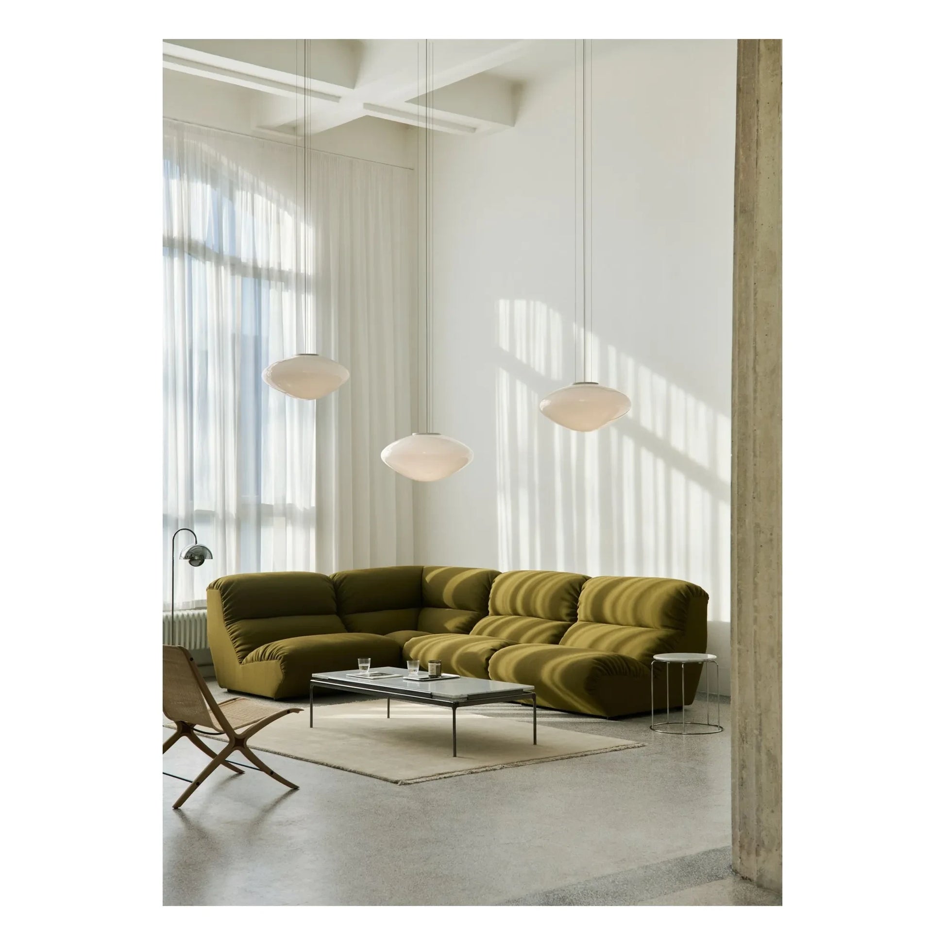 & Tradition - Hi Lo AV55 modular sofa corner module | Khaki