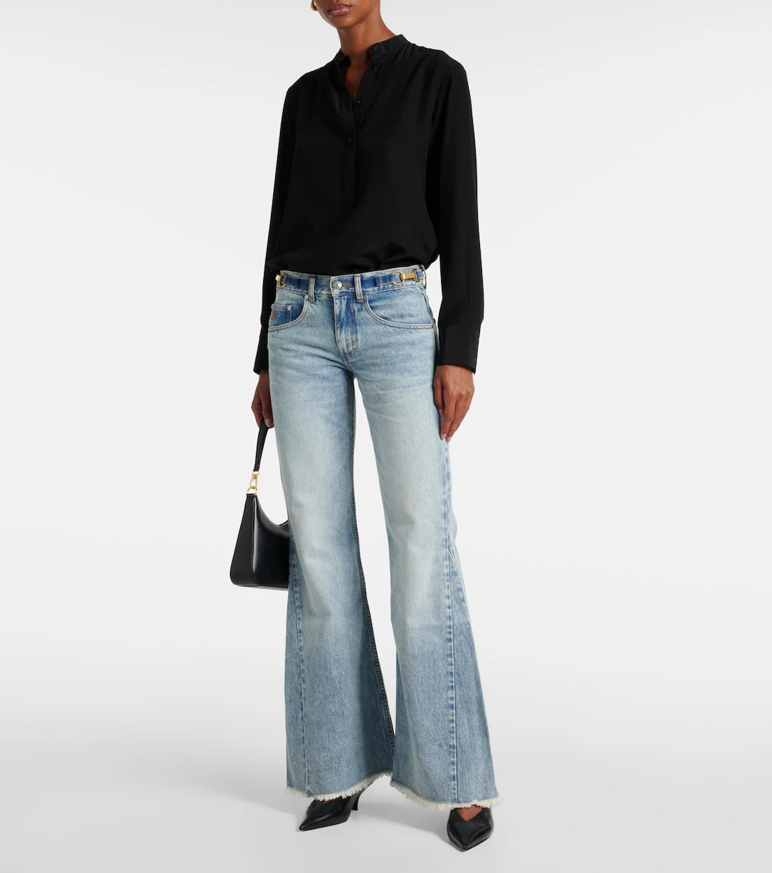 Stella McCartney - High-rise slim jeans