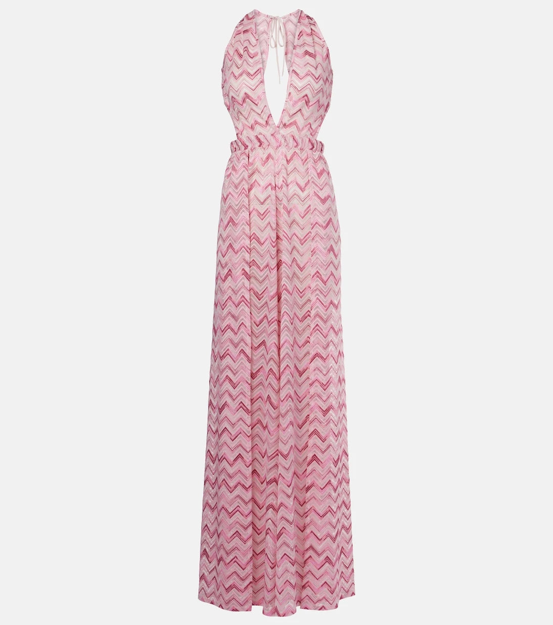 Missoni - جمبسوت ملتف حول العنق بنقشة الزيكزاك