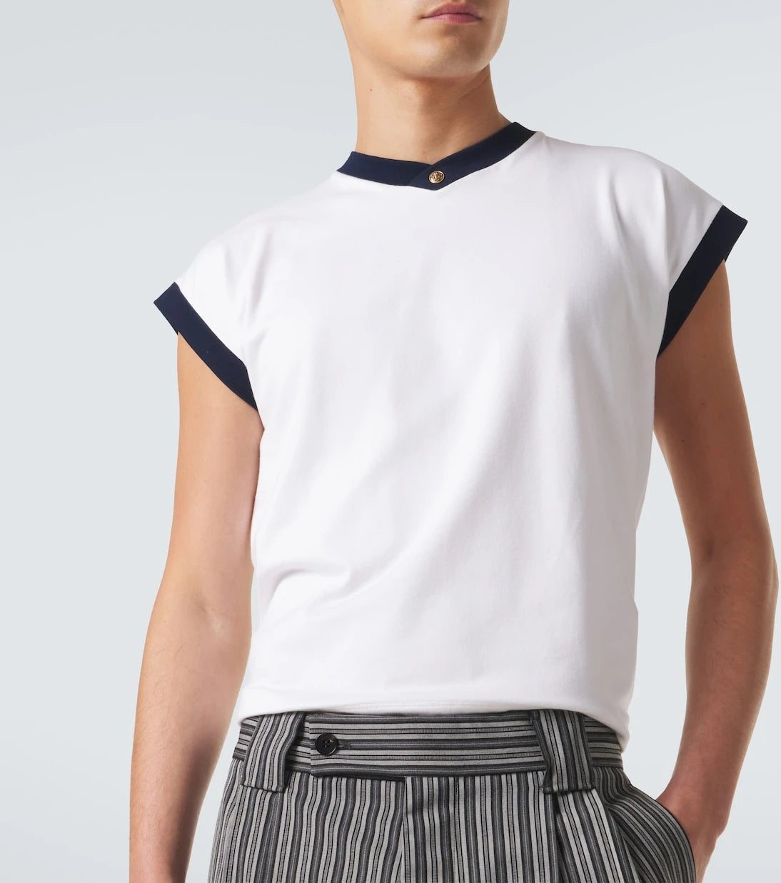 Versace - Medusa cotton-blend jersey T-shirt