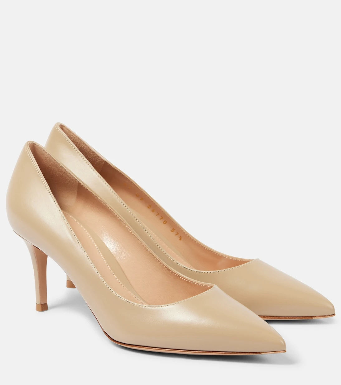 Gianvito Rossi - Gianvito 70 deri topuklu ayakkabı
