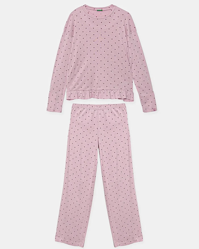 United Colors of Benetton Çocuk Pamuklu Pijama