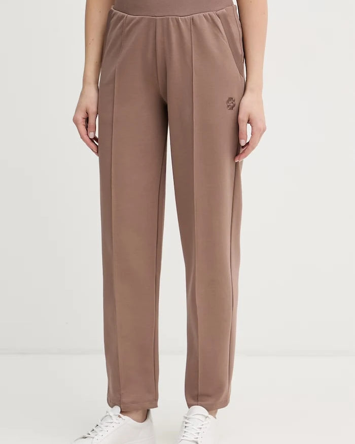 BOSS pamuklu kadın eşofman altı Shiny B Pants