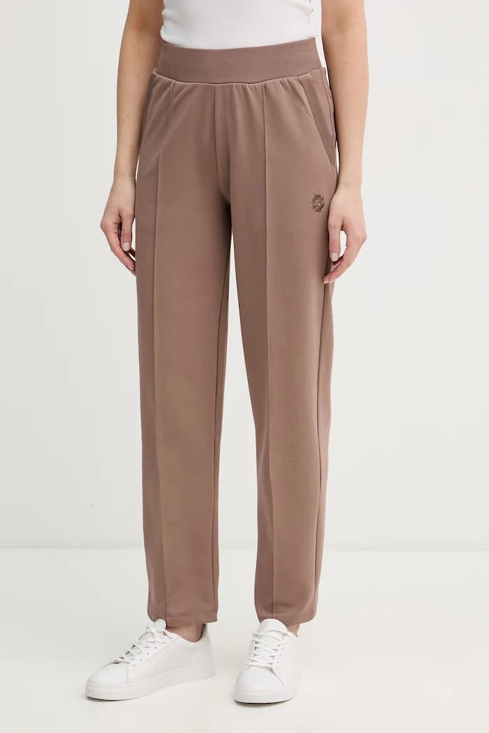 BOSS pamuklu kadın eşofman altı Shiny B Pants