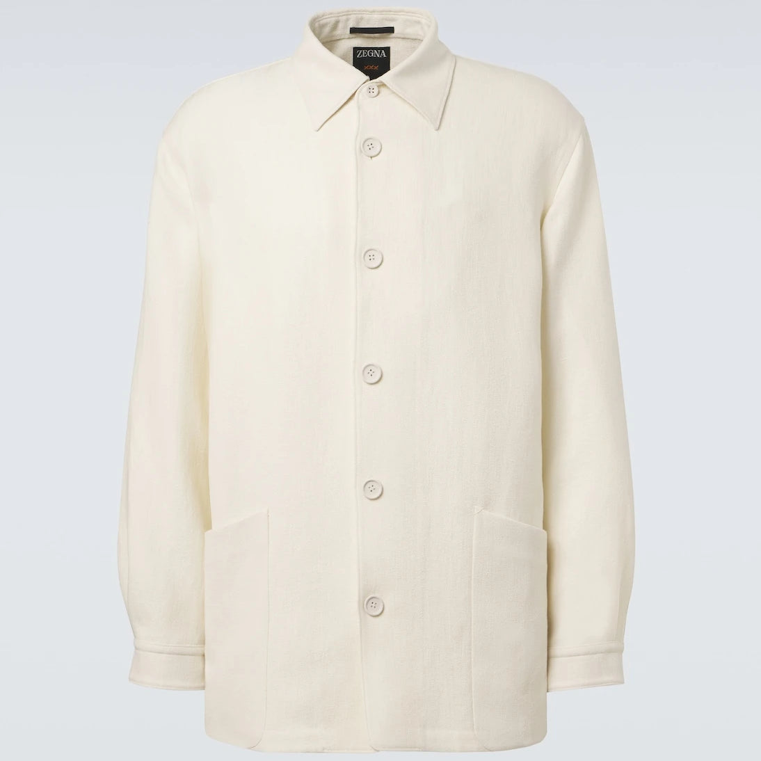 Zegna - Wool and linen overshirt