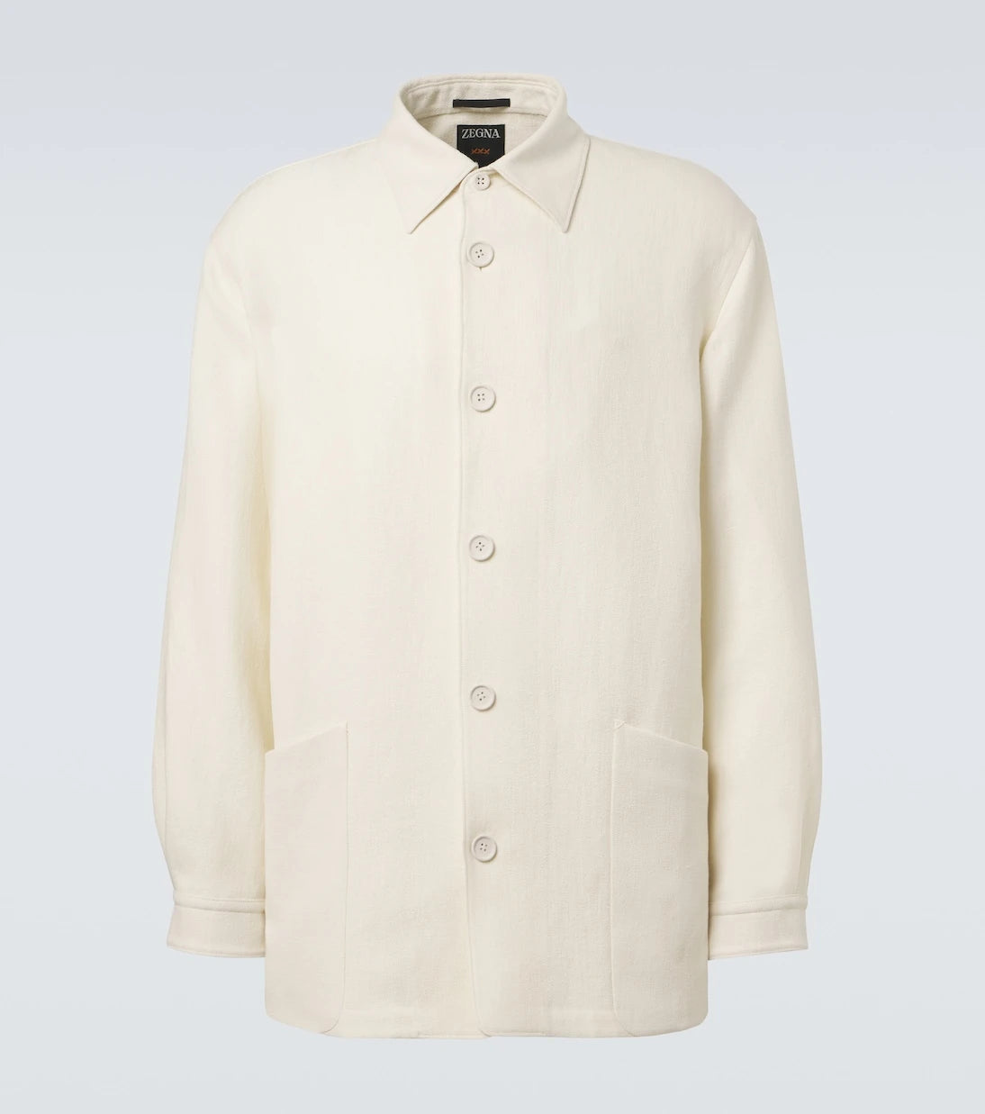 Zegna - Wool and linen overshirt