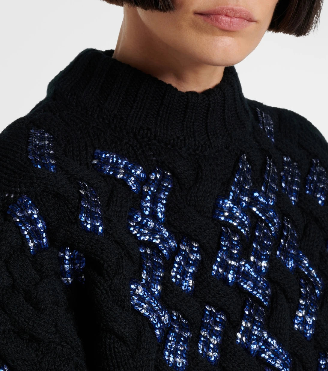 Dries Van Noten - Sequined virgin wool sweater