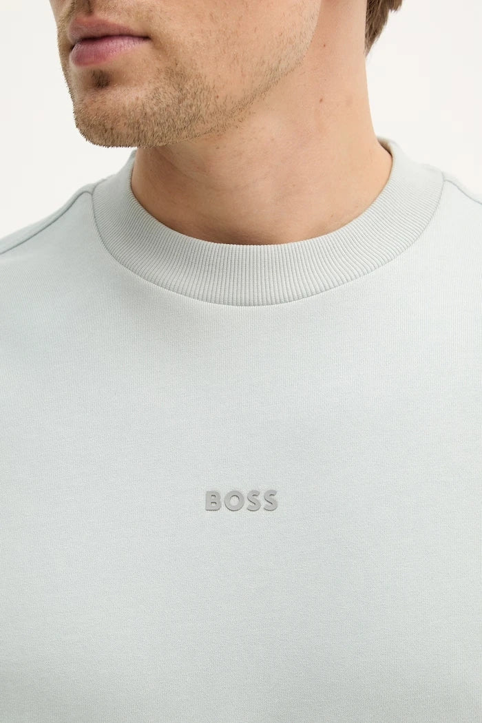 Pamuklu sweatshirt BOSS Orange WeSmallcrew