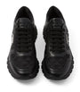 Leather and Re-Nylon Sneakers