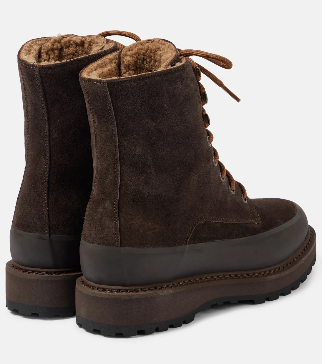 Le Monde Béryl - Dolomite suede lace-up boots