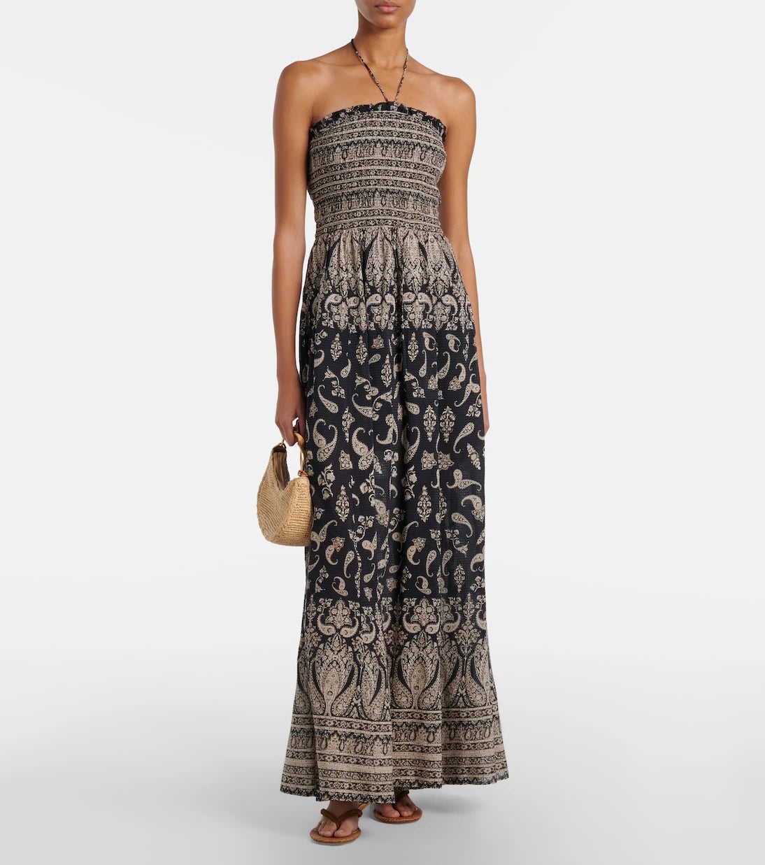 Veronica Beard - Ayanna paisley shirred maxi dress