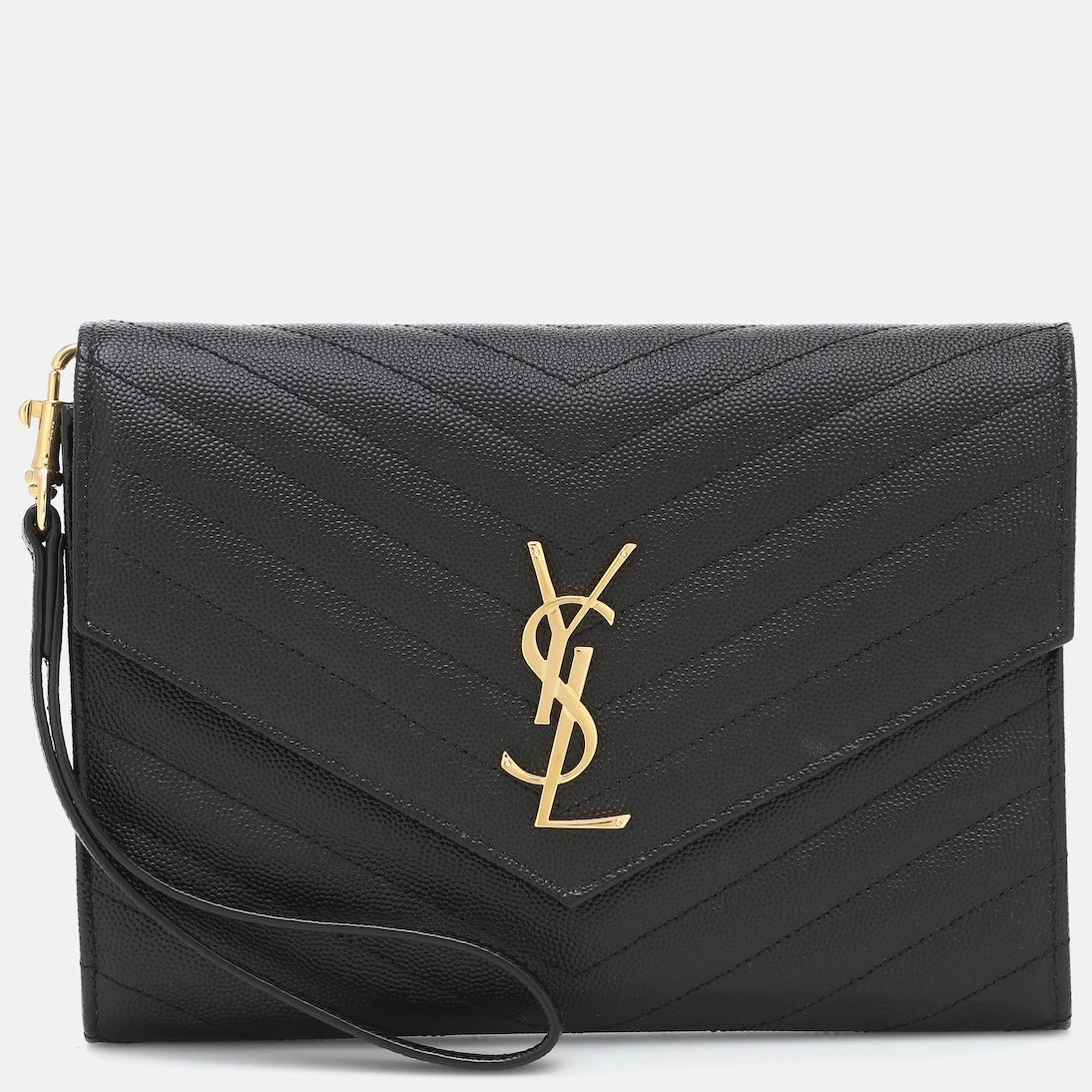 Saint Laurent - Cassandre matelassé leather clutch