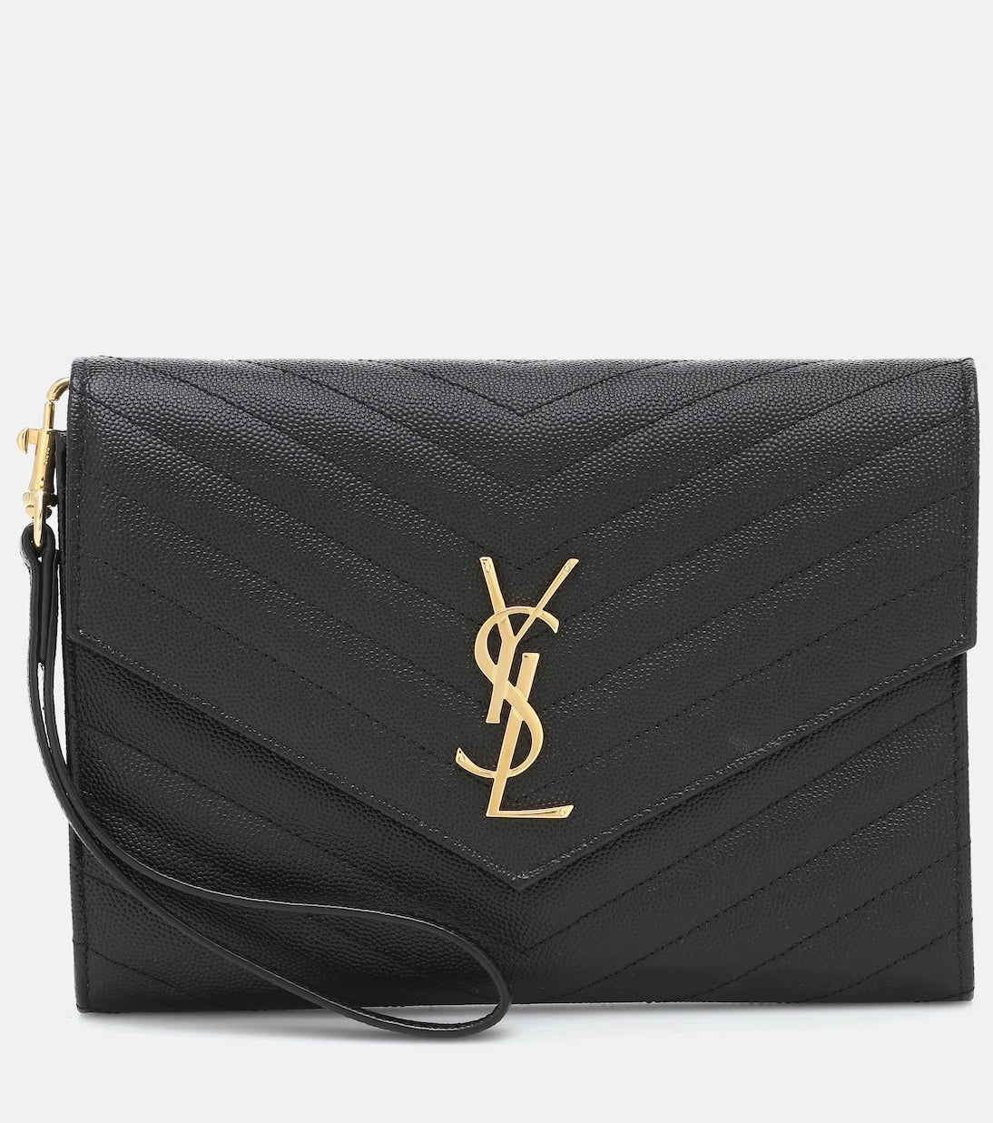 Saint Laurent - Cassandre matelassé leather clutch