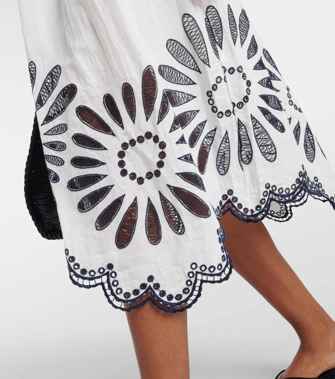 Ulla Johnson - Beatrice linen and cotton midi dress
