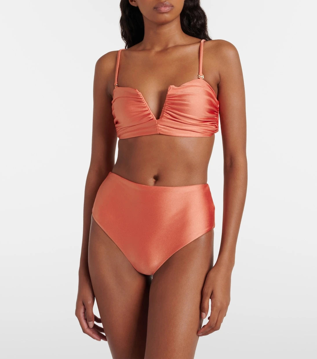 Jade Swim - Calla bandeau bikini top