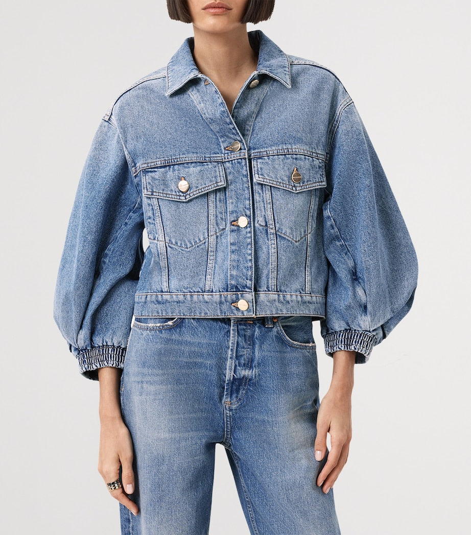 Blue Organic Cotton Luca Denim Jacket