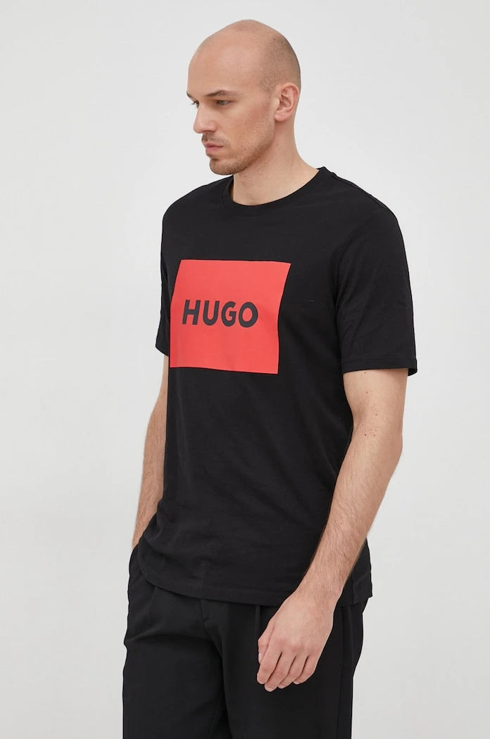 Памучна тениска HUGO Dulive222