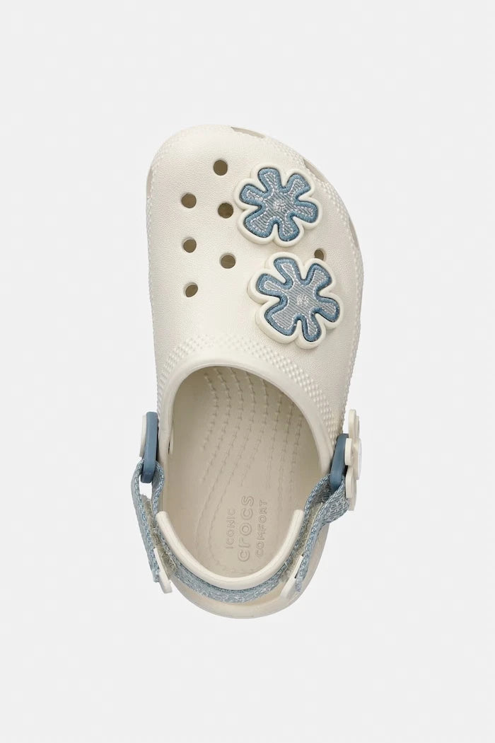 Crocs чехли за деца CLASSIC DNM FLWR ADJ BACKSTRAP CLOG T