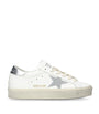 Golden Goose White Leather Hi Star Sneakers