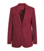MAX&Co. Red Single-Breasted Blazer