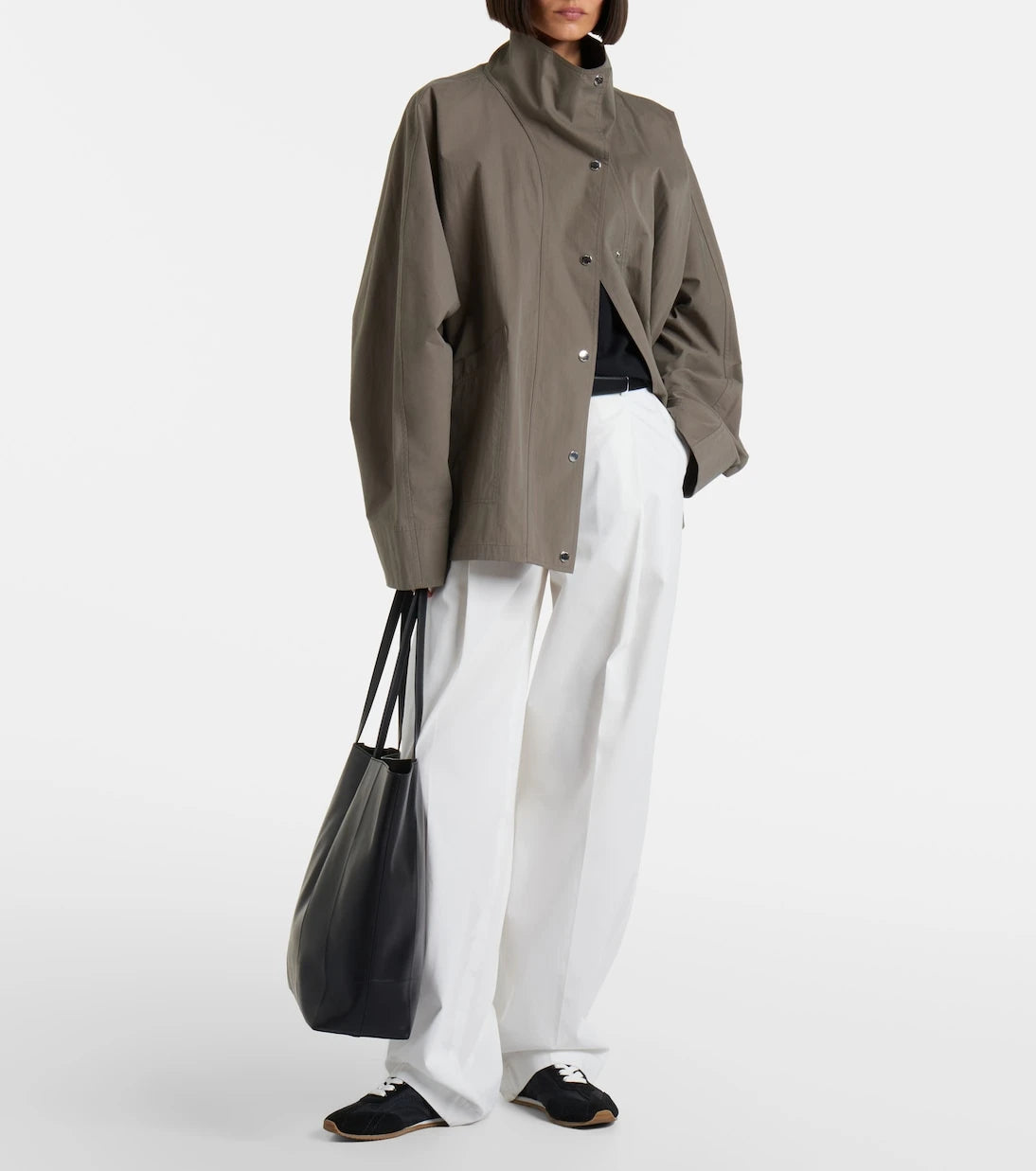 Toteme - Oversized cotton-blend jacket