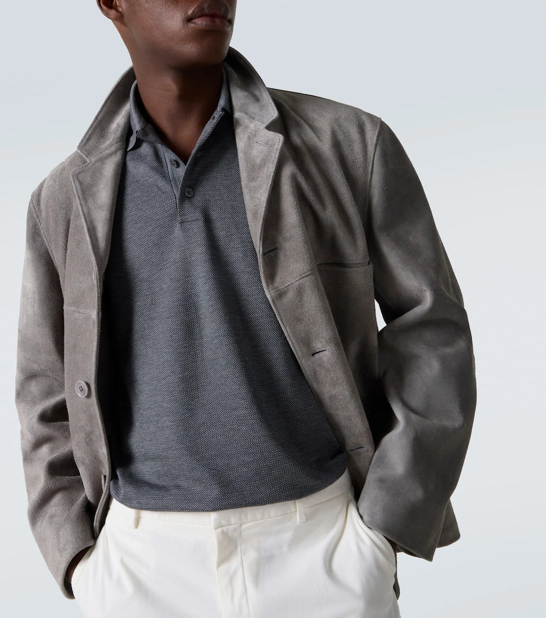 Zegna - Cotton and silk piqué polo shirt