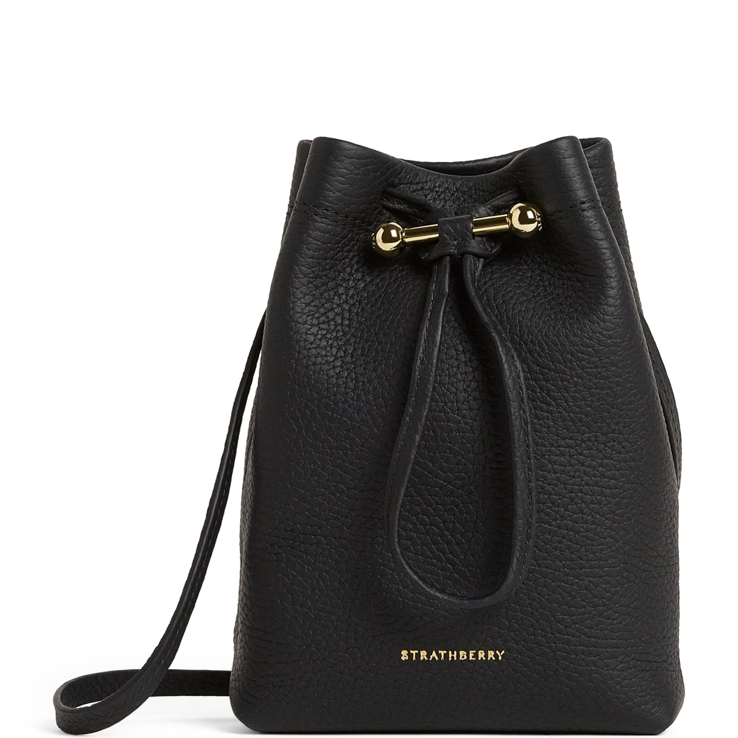 Midi Leather Osette Pouch