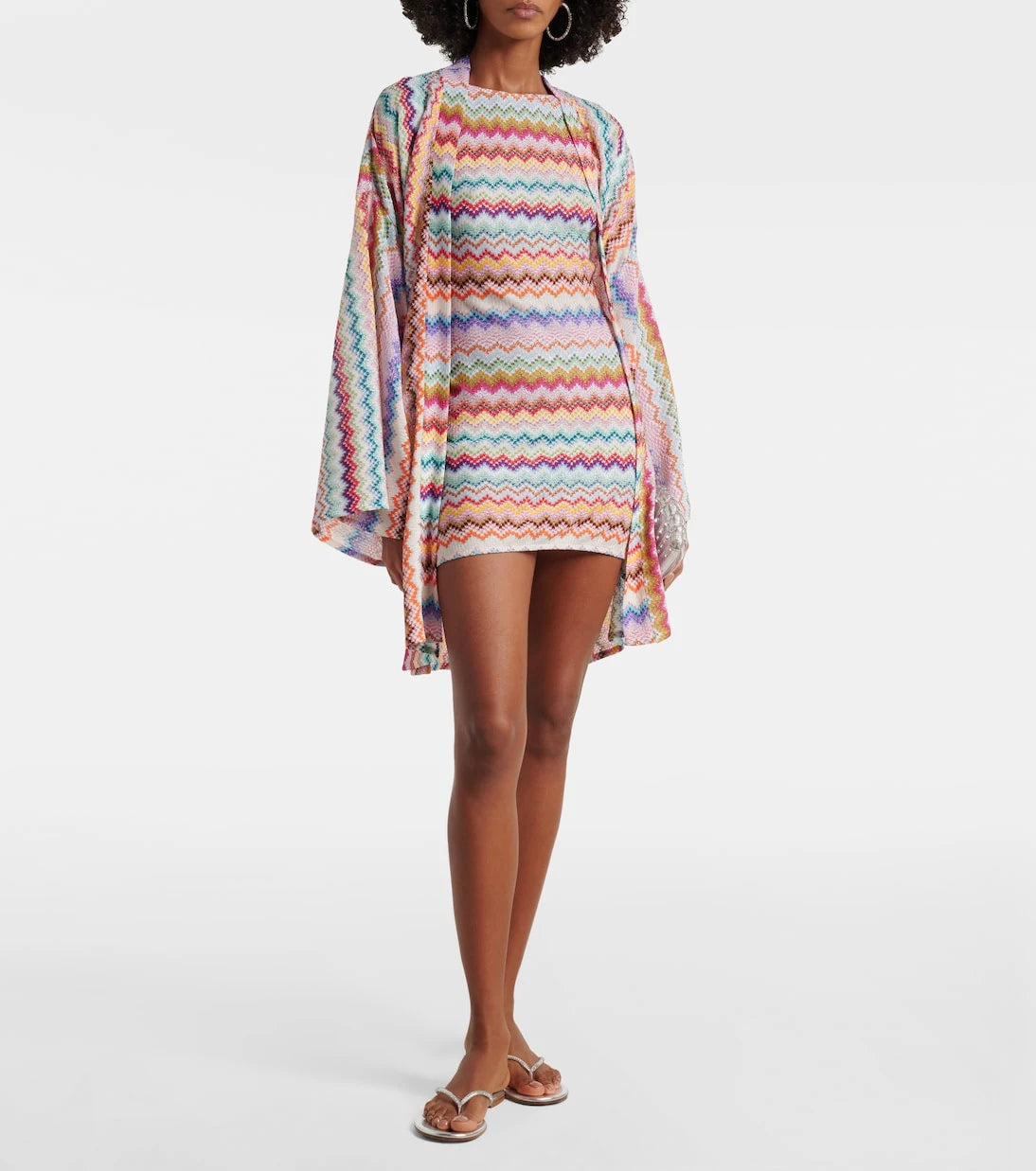 Missoni - Zigzag lamé minidress