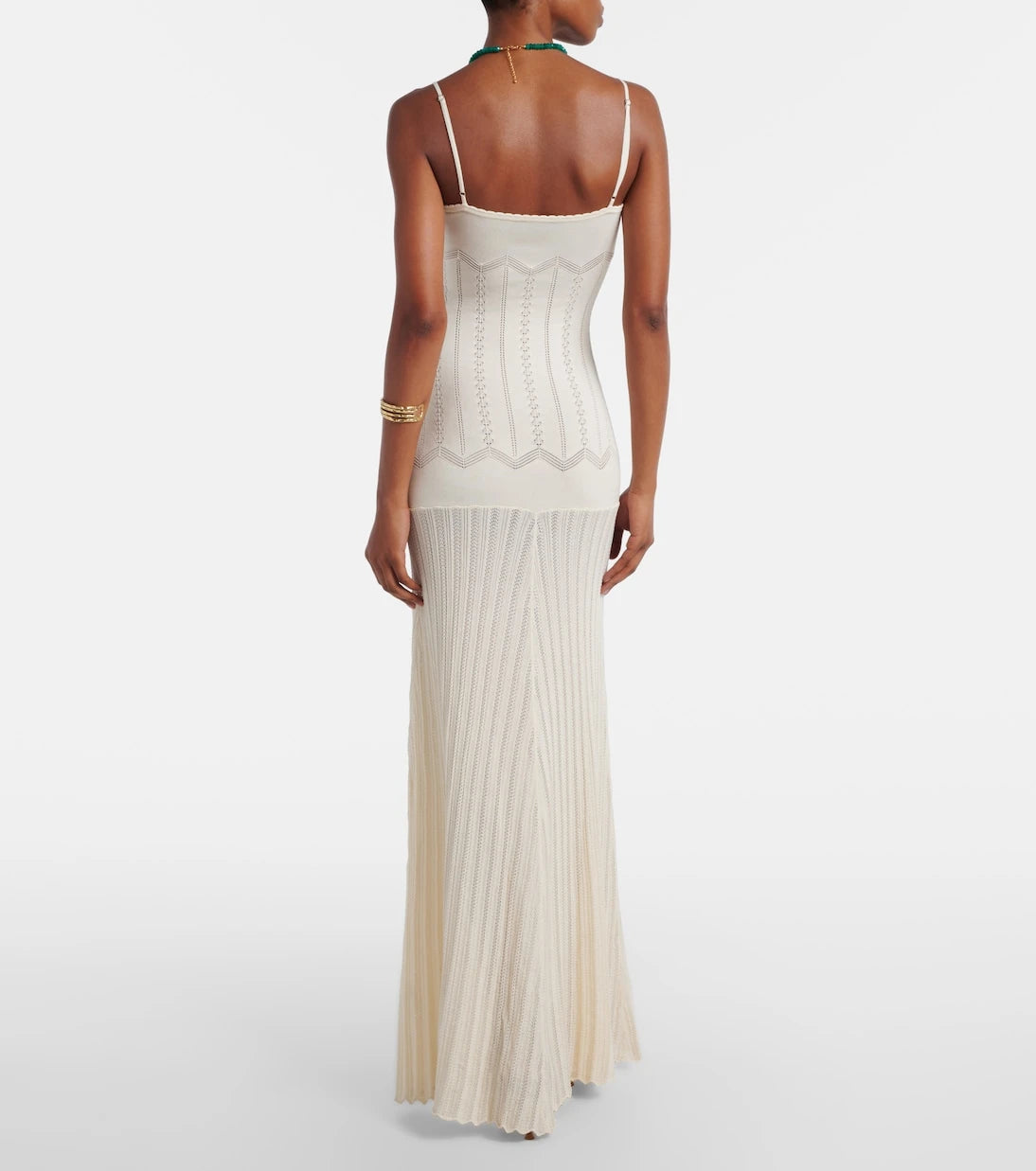Faithfull - Irene pointelle cotton-blend maxi dress
