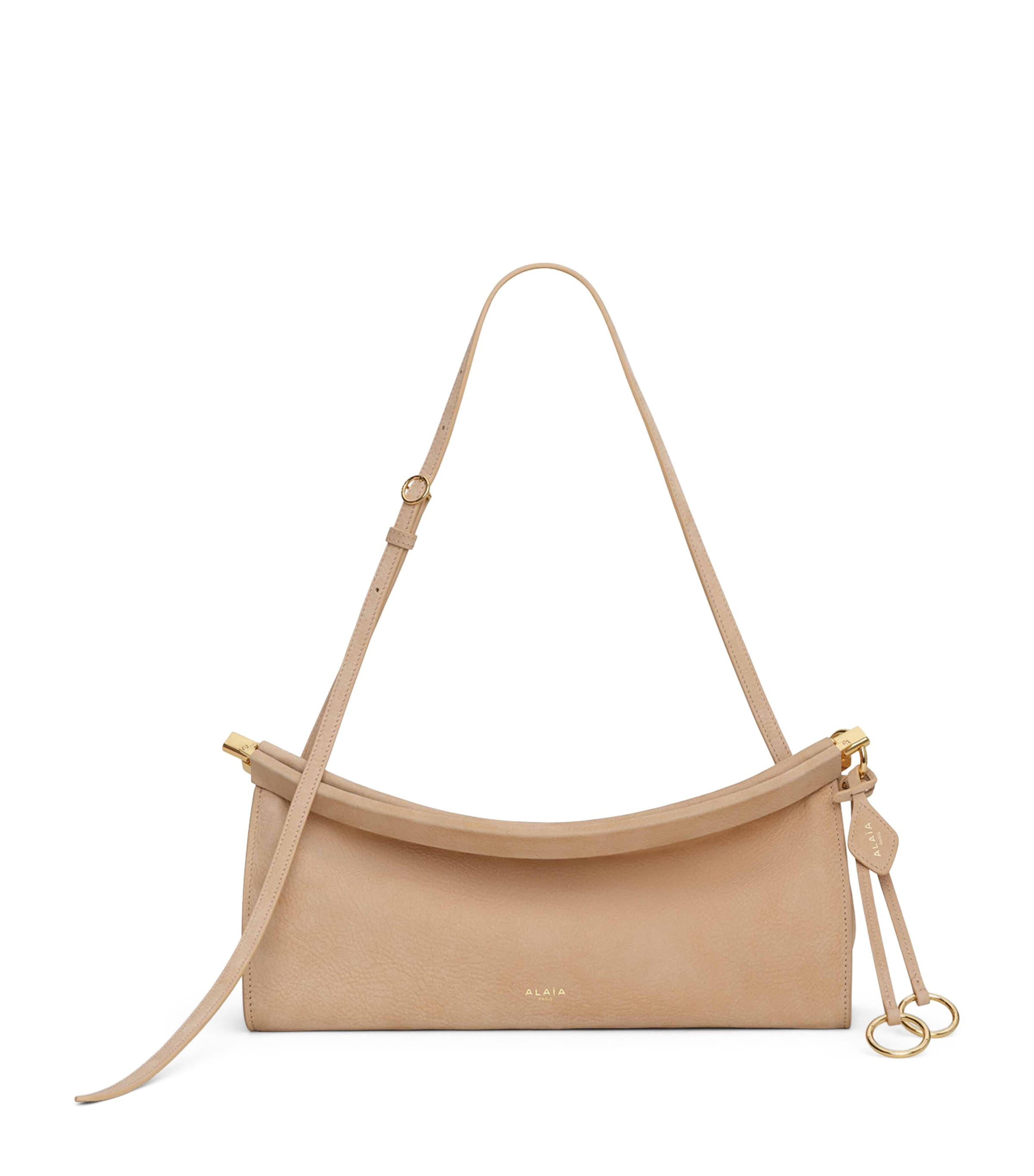 Alaïa Small Leather Le Click East West Shoulder Bag