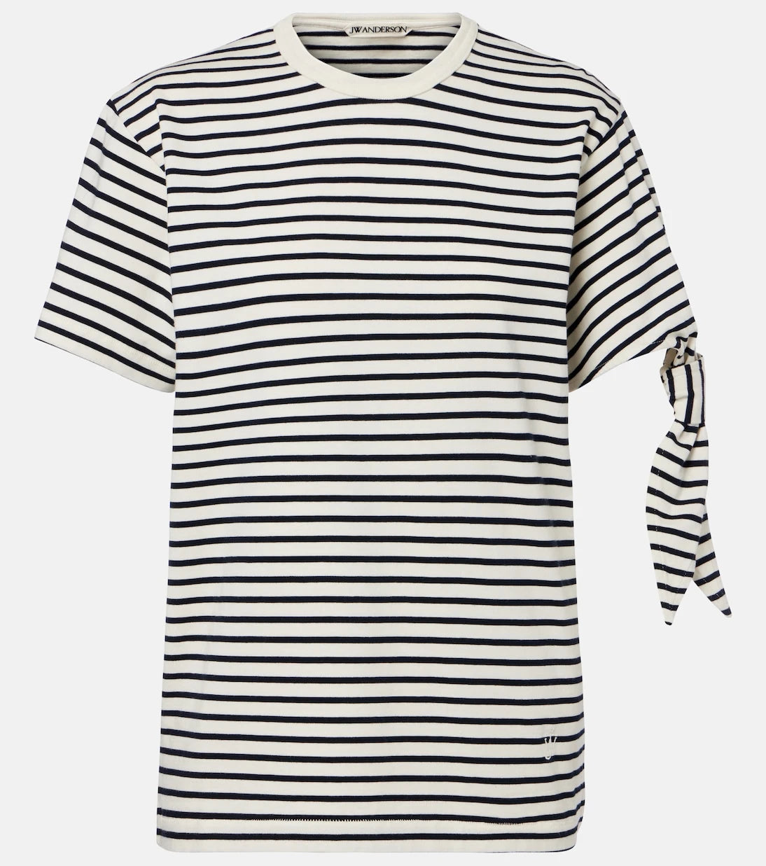 JW Anderson - Striped cotton jersey T-shirt