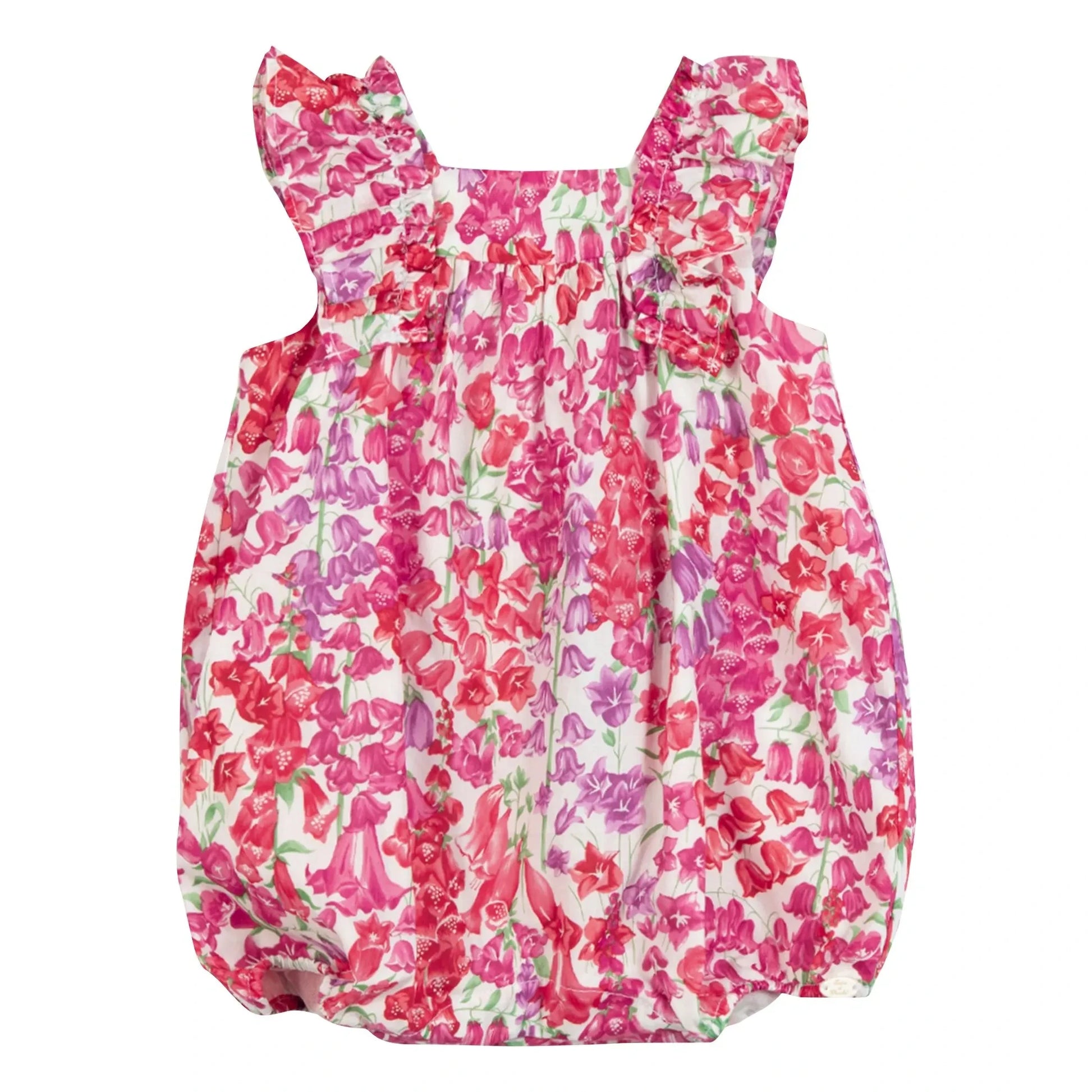 Tartine et Chocolat - Liberty ruffled romper | Candy pink