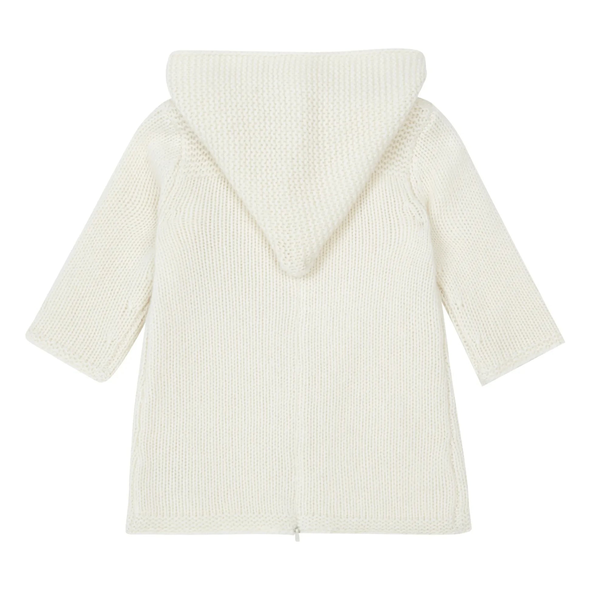 Bonpoint - Cashmere Hooded Jumper | Ecru