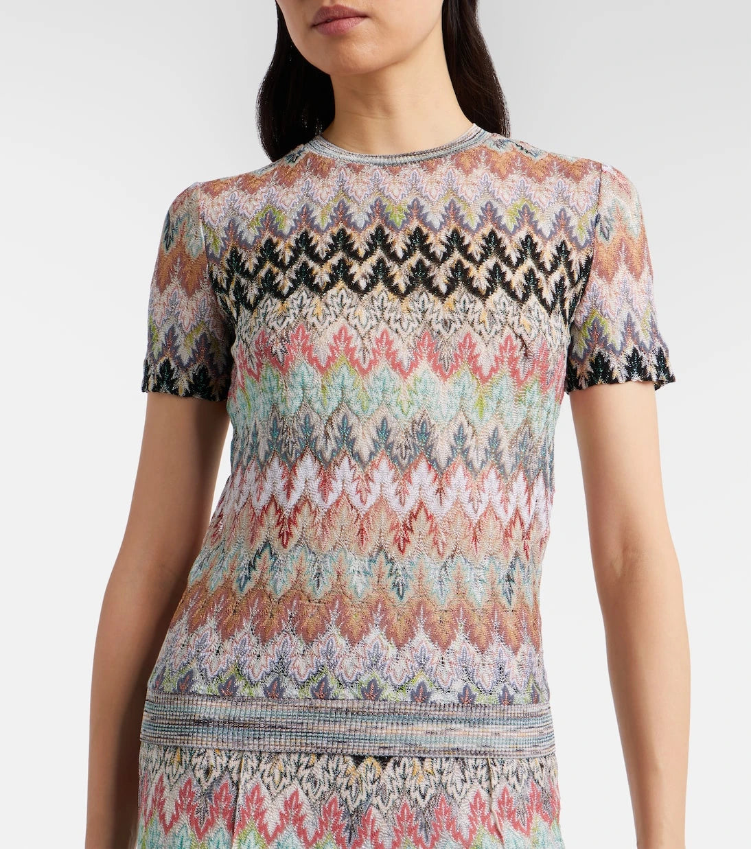 Missoni - تي شيرت لاميه متعرج
