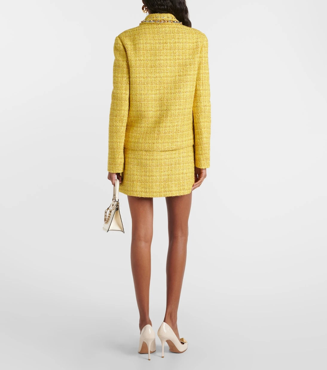 Valentino - Embellished tweed jacket